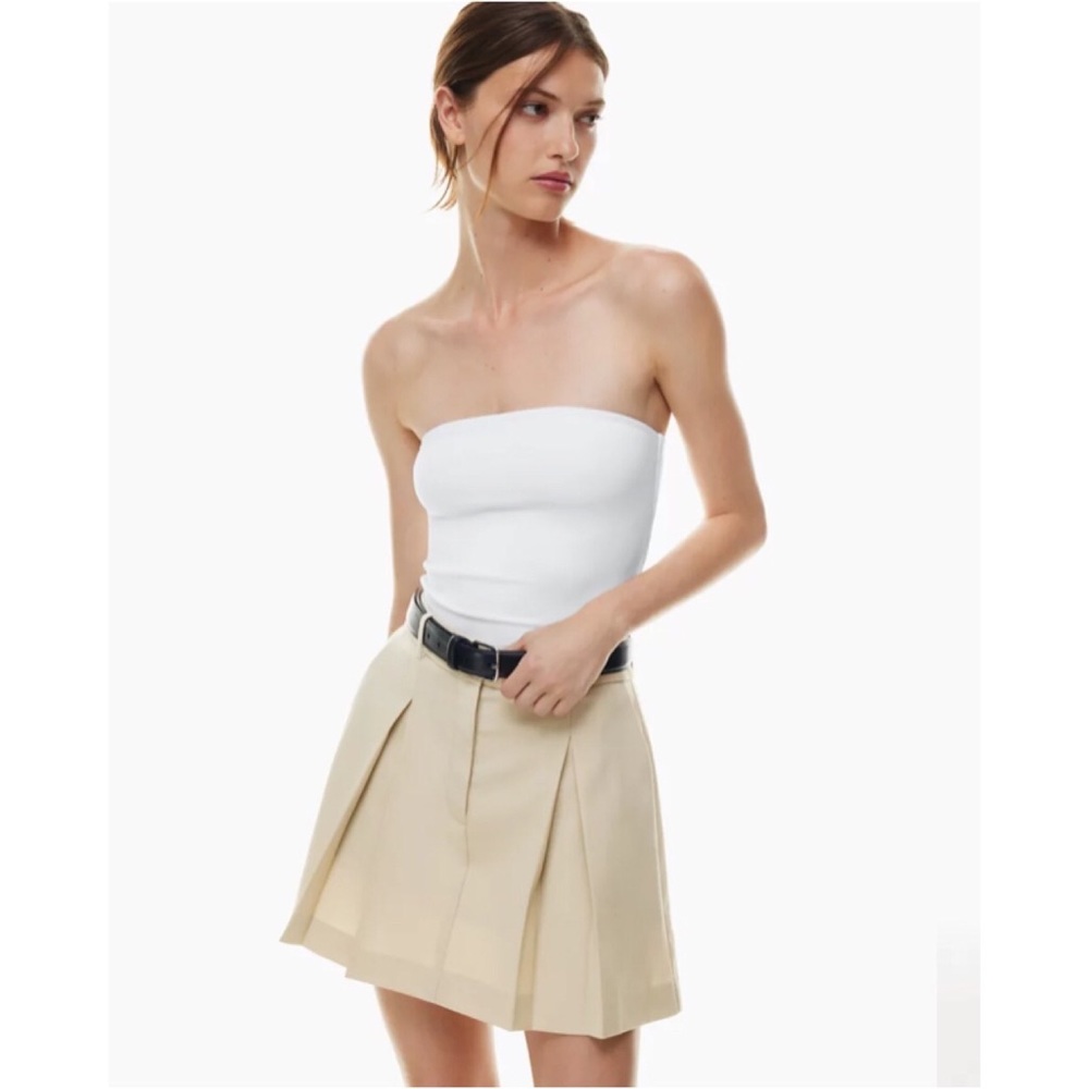 Babaton sculpt knit tube top ribbed M